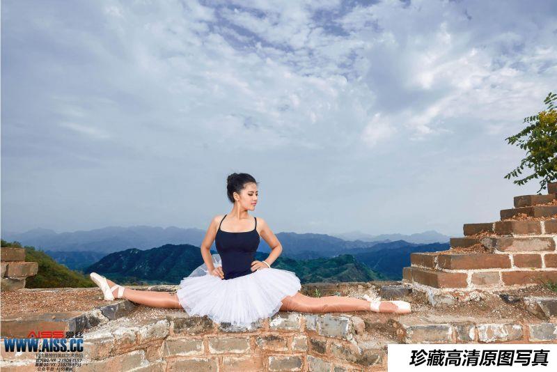 爱丝钻石套图 F6013 长城之巅，丝袜之舞 76P