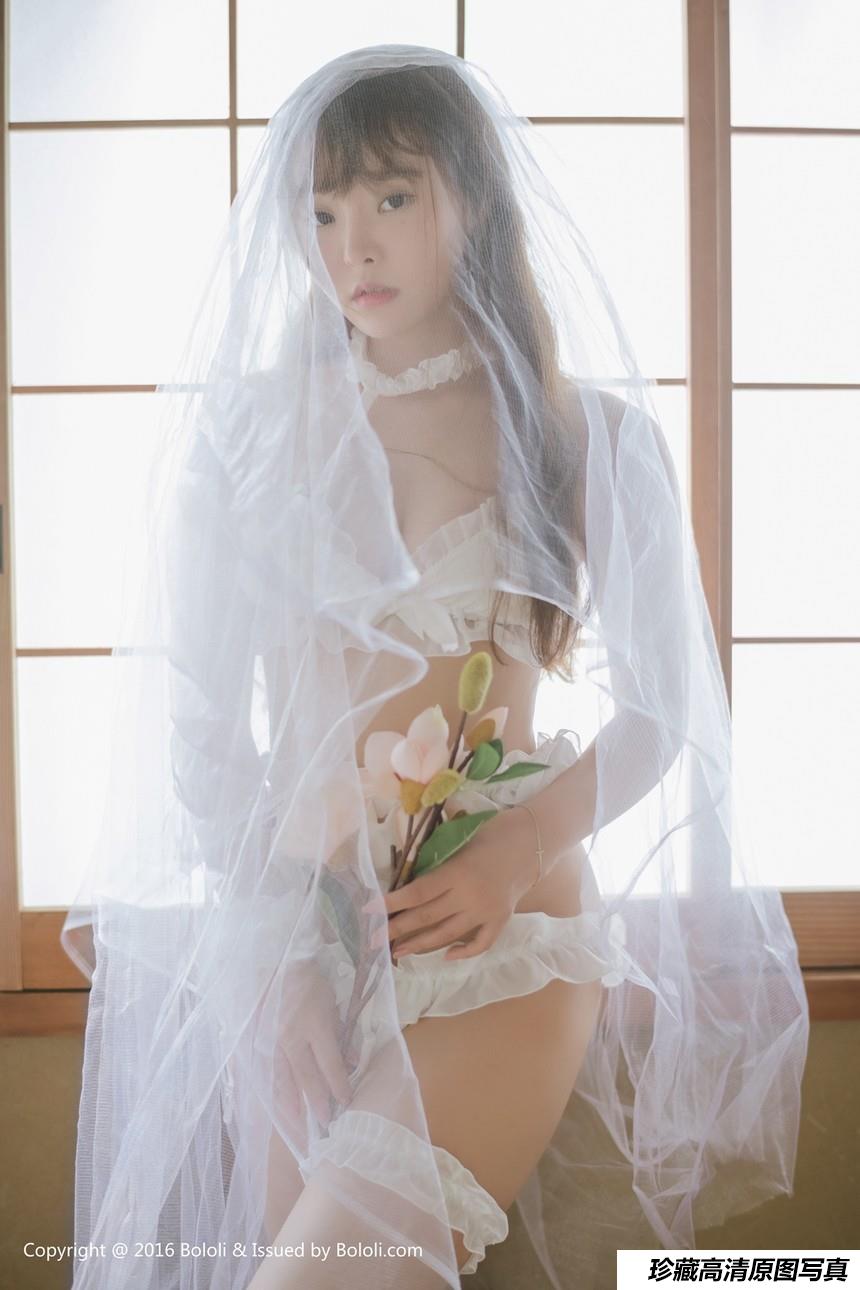 [BoLoLi波萝社]新刊 2017.07.24 BOL90 柳侑绮 白纱少女与花 [25+1P]