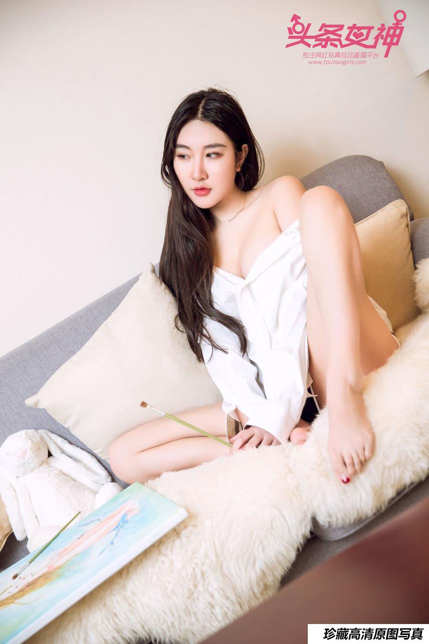 [TouTiao头条女神] 2017.11.29 No.495 七姑娘-画儿与少女  [16+1P]