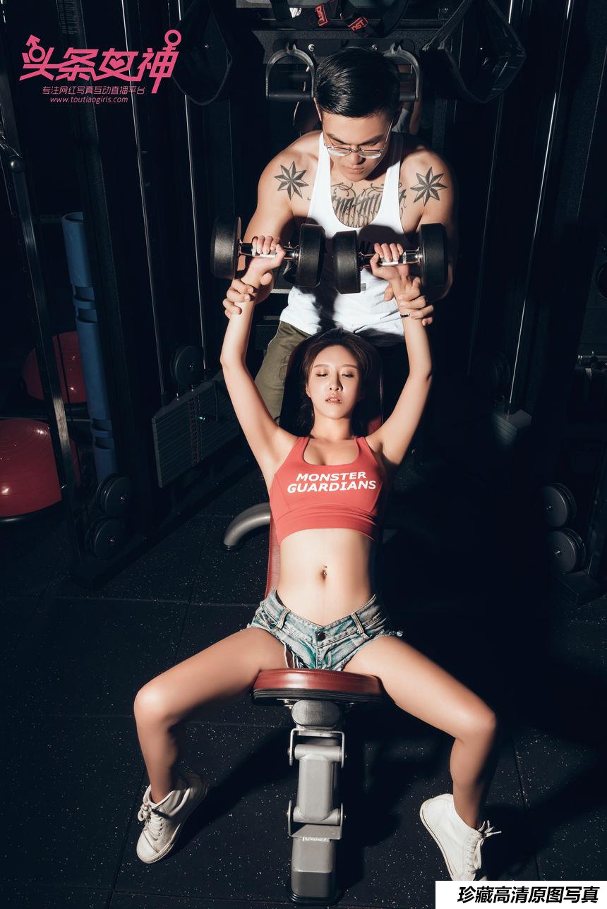 [TouTiao头条女神] 2018.01.02 No.524 jenny健身房女神运动  [16+1P]