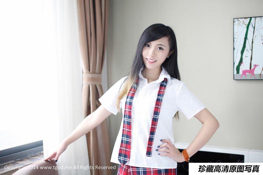 [TGOD推女神]2014.12.23 平安夜校服的诱惑 谢忱倬 [133+1P／642M]