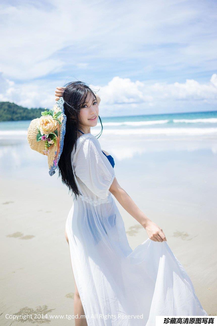 [TGOD推女神]2014.12.31 沙滩仙子 绮里嘉Ula 沙巴旅拍第3弹 [50+1P／187M]