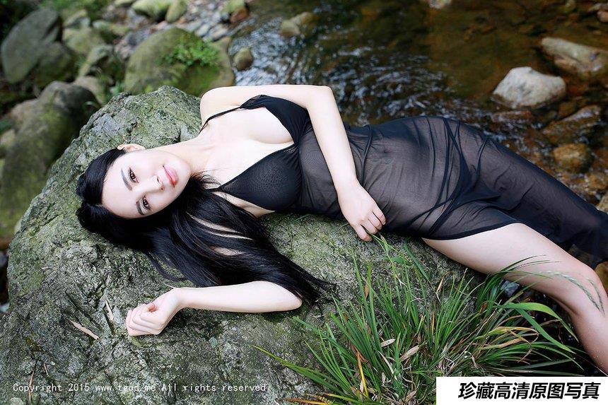 [TGOD推女神]2015.06.02 御姐化身清纯女神 顾欣怡 夏日小溪 [31+1P／286M]