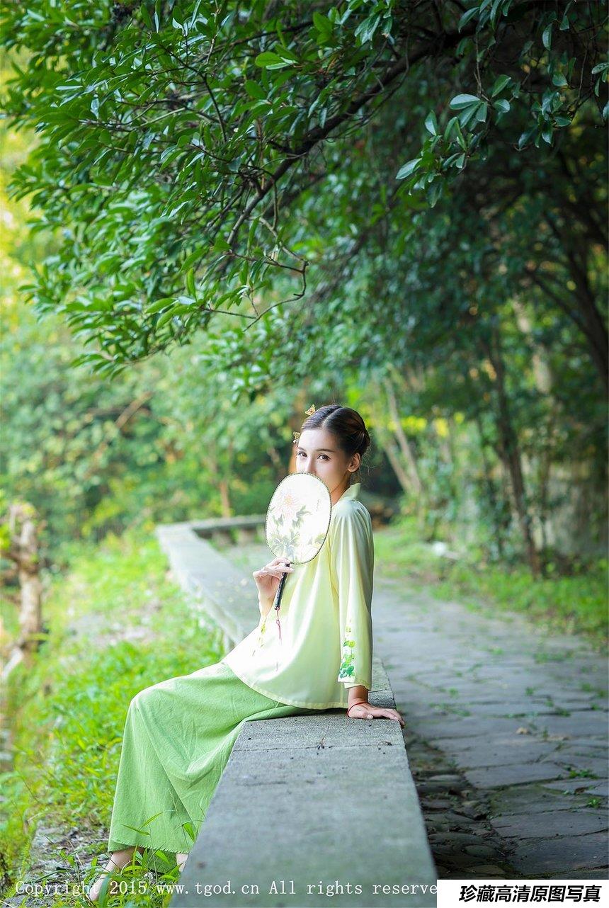 [TGOD推女神]2015.09.22 艾希ICE 清新汉服之艾希 [48+1P／322M]