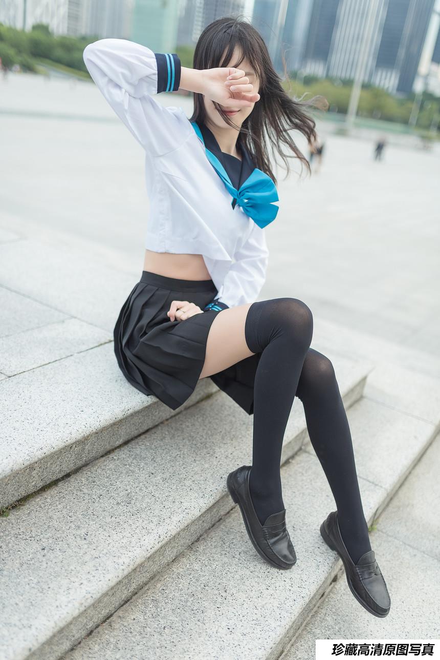 风之领域写真 NO.003 黑丝美腿户外  [50P]