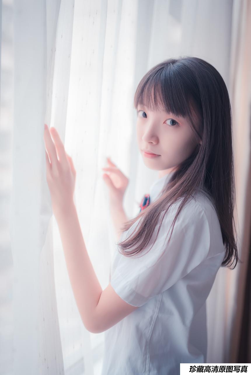 风之领域写真 NO.004 邻家白丝清新女孩 [50P]