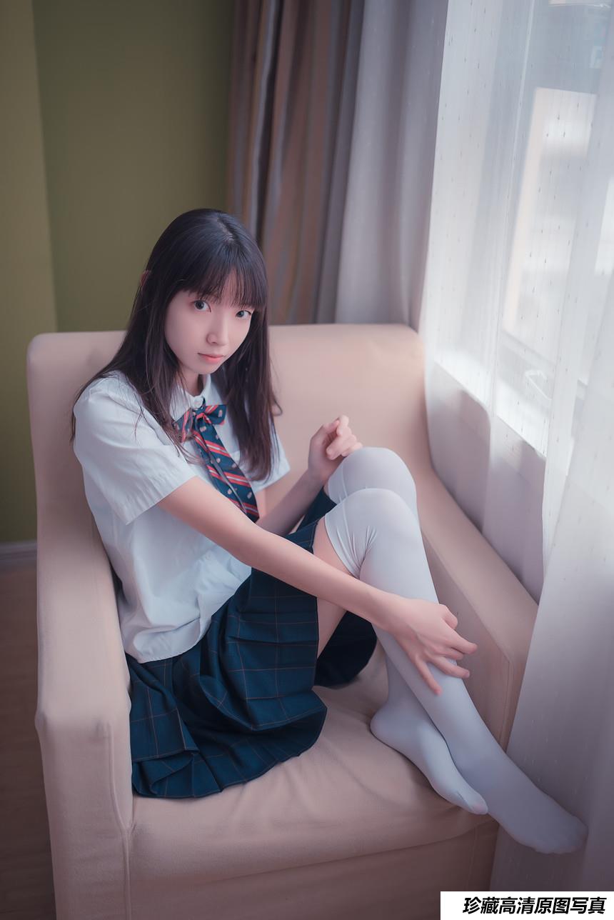 风之领域写真 NO.004 邻家白丝清新女孩 [50P]