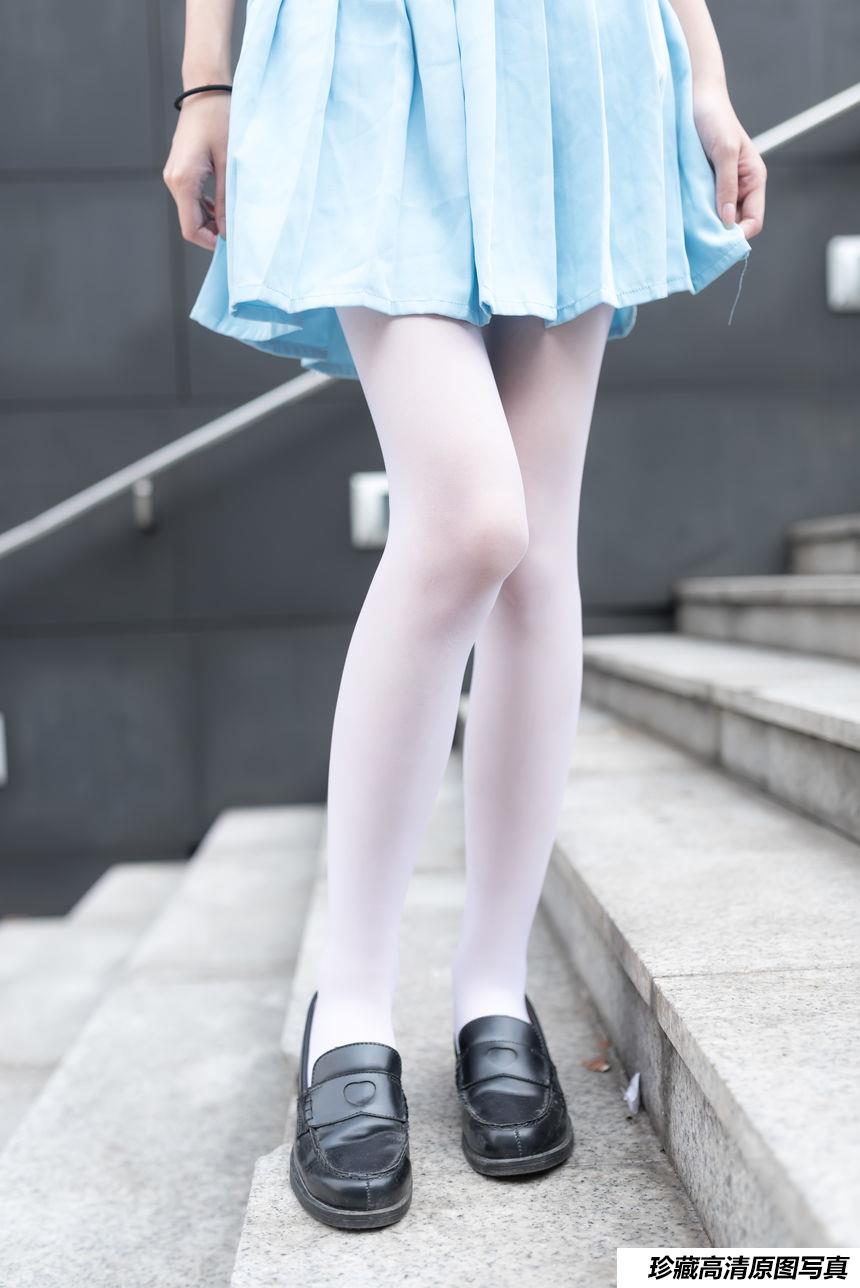 风之领域写真 NO.028 蓝色梦幻白丝 [50P/182M]