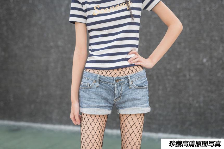 风之领域写真 NO.027 稚嫩的黑网袜 [50P/222M]