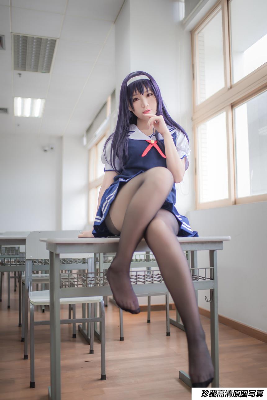 白金Saki写真 – 校服 [29P]