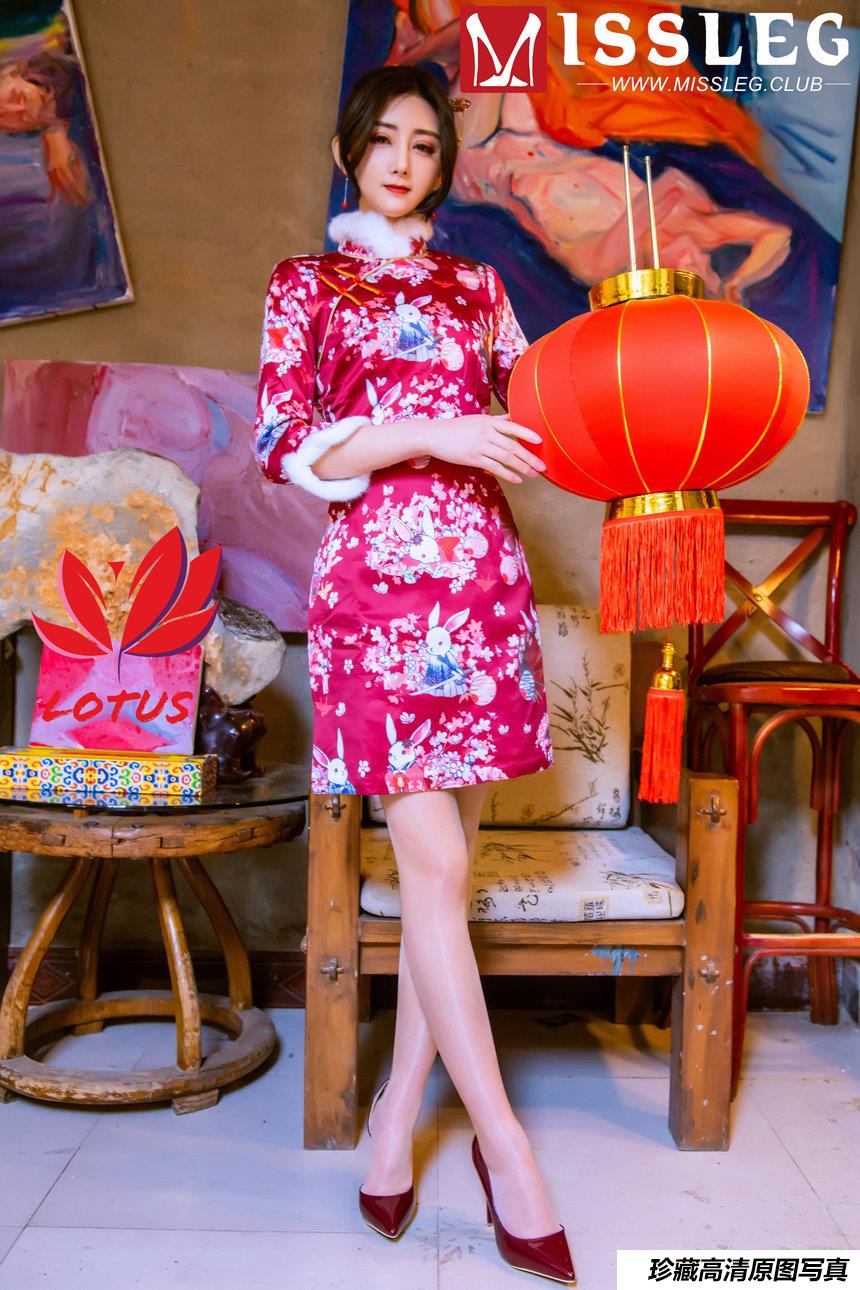 [MISSLEG蜜丝]钻石室内系列 2019.02.10 M004 院新年单人-熙熙 [60P]