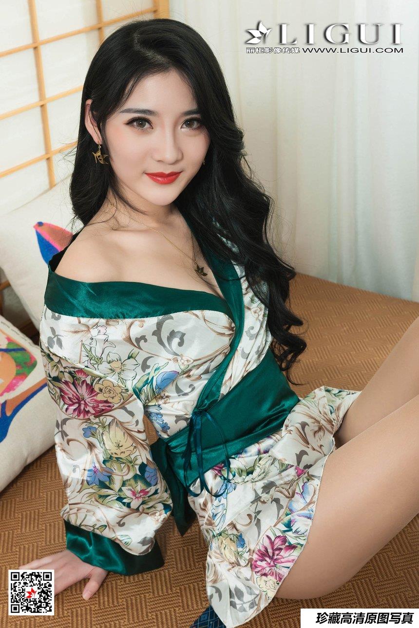 [Ligui丽柜]2019.03.11 Model Yaya 和风青莲 [47P]-绅士图