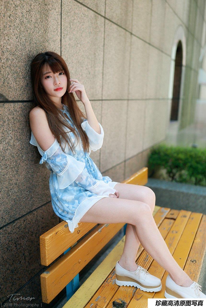 台湾美女欣欣 新竹文化中心外拍 [163P]