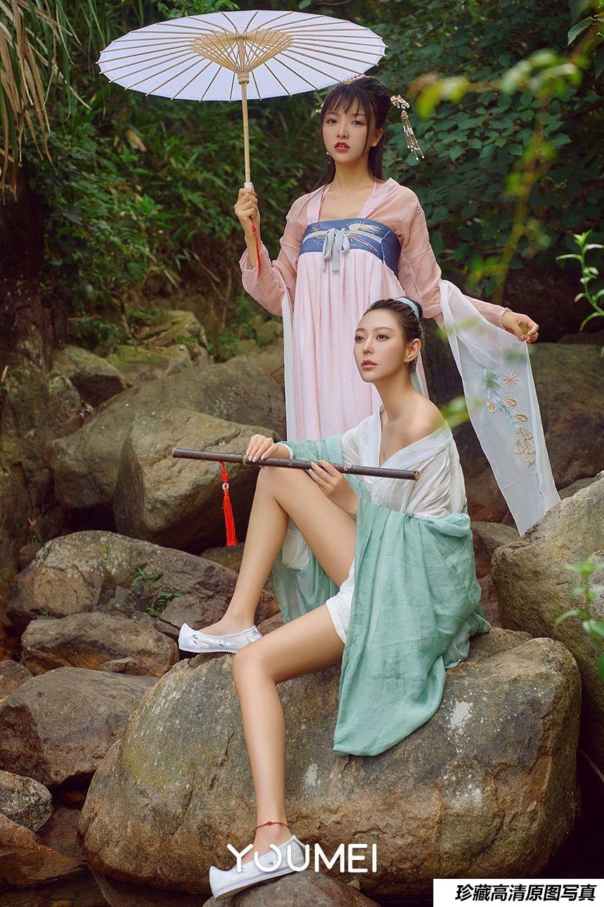 [YouMei尤美] 七夕特辑一 牛郎织女山中奇遇 [19P]