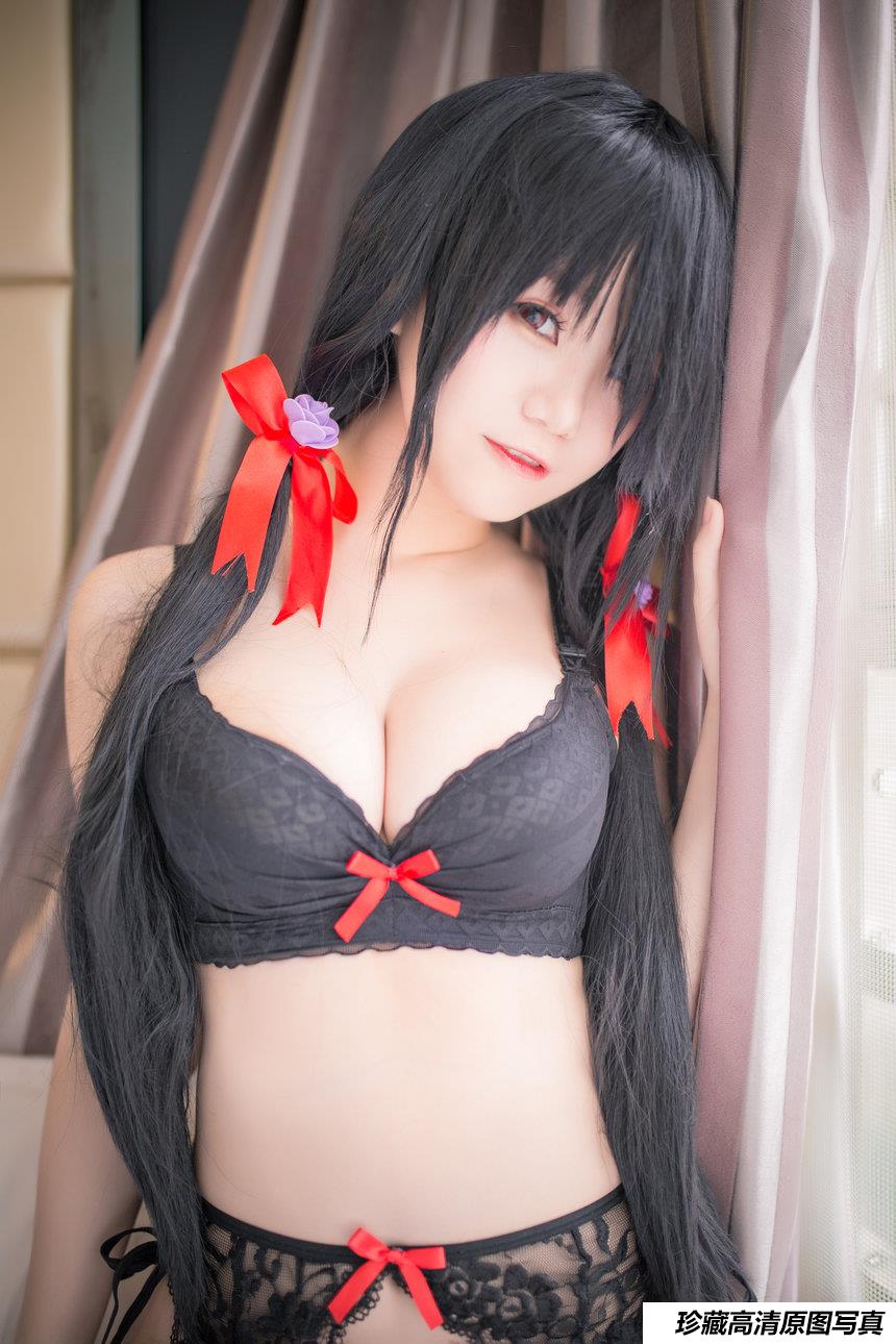 [Cosplay]Coser女神 Yoko宅夏Cos - 狂三内衣 [30P]