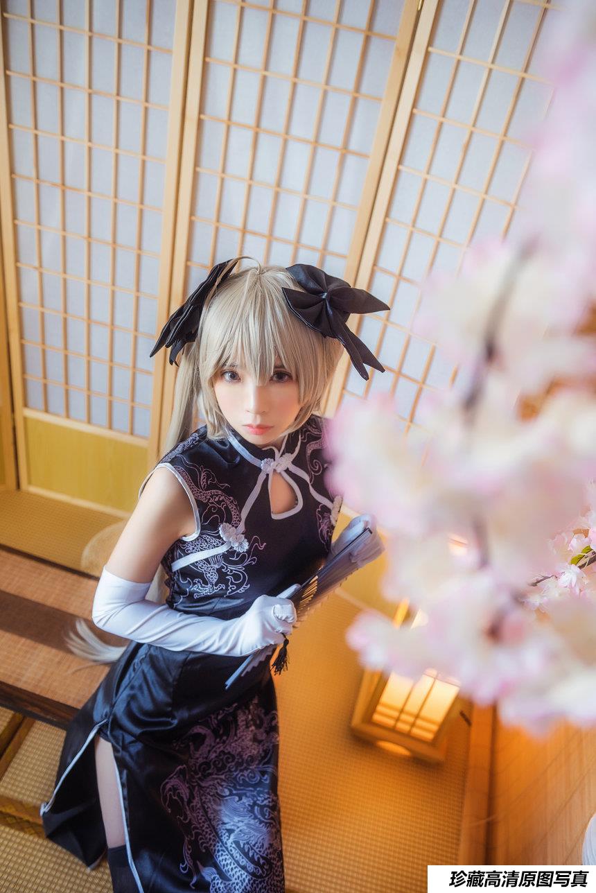 [Cosplay]疯猫ss -穹妹旗袍 [24P]