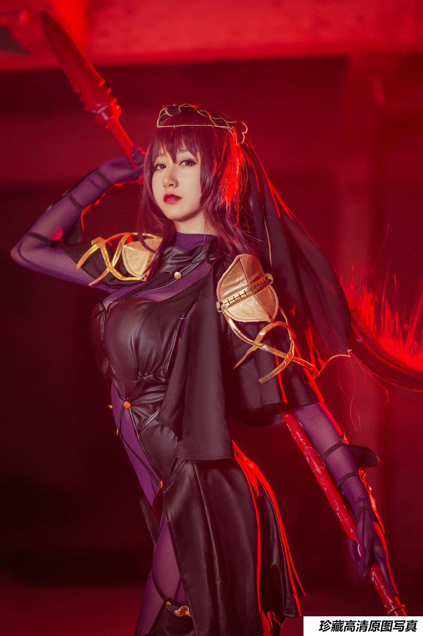 [Cosplay]木绵绵OwO – 斯卡哈 [17P]