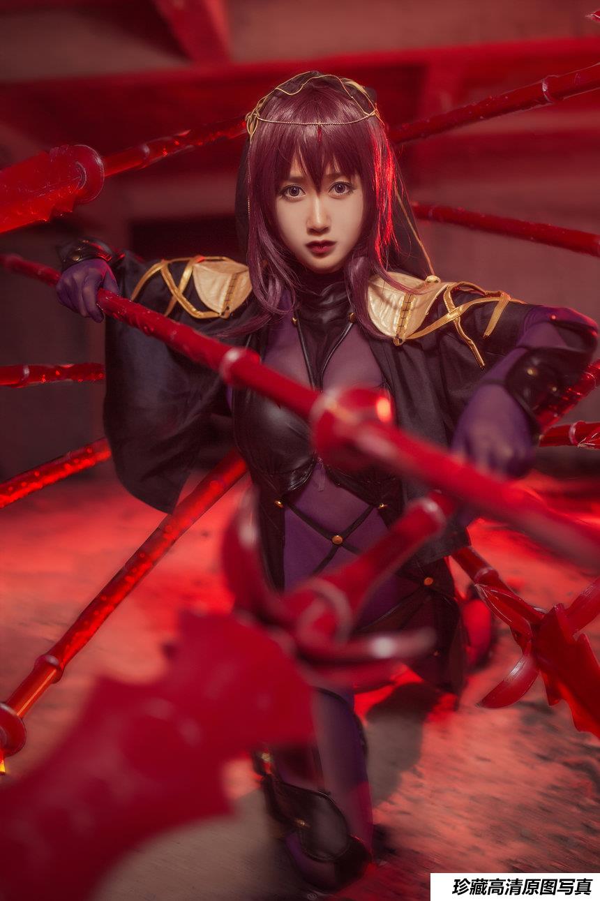 [Cosplay]木绵绵OwO – 斯卡哈 [17P]