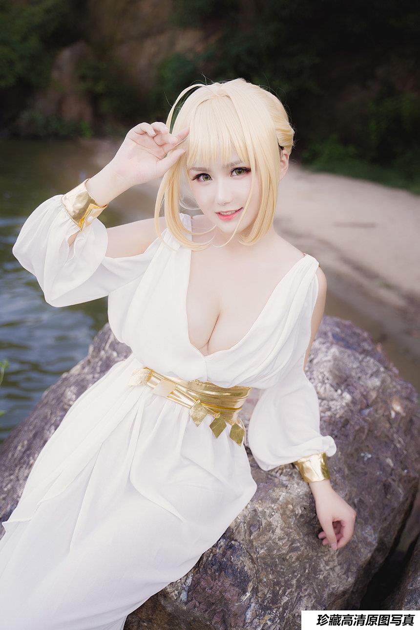 [Cosplay]甜美女神 白裙飘逸难以抵挡的诱惑 [39P]