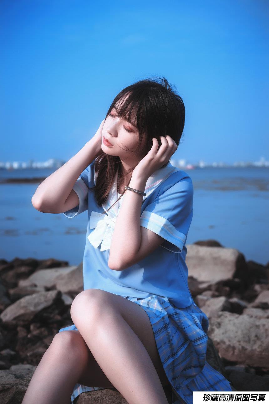 [Cosplay]疯猫ss – 一起去海鸥岛吧网红少女 [41P]