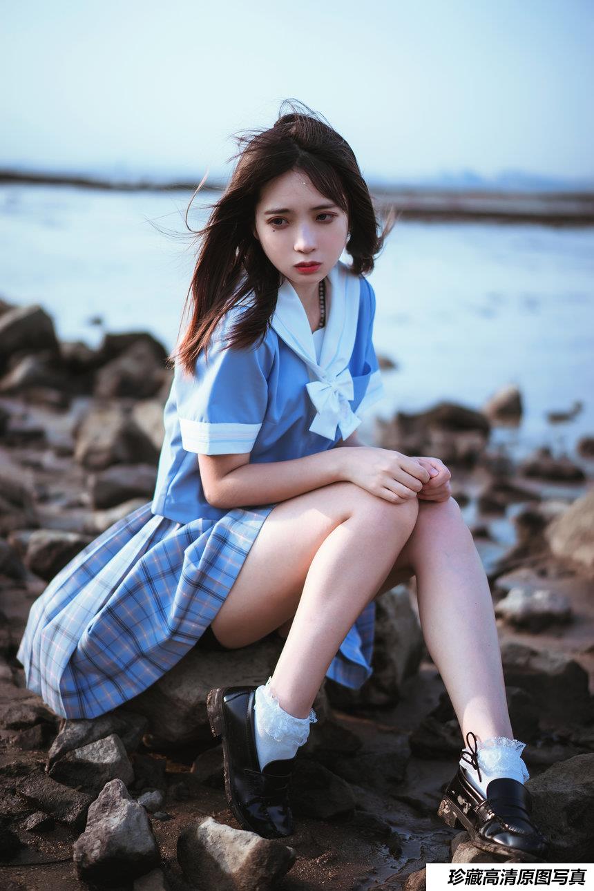 [Cosplay]疯猫ss – 一起去海鸥岛吧网红少女 [41P]