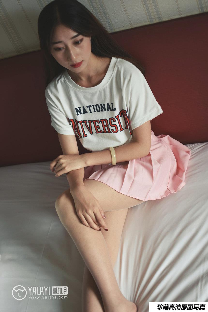 [YALAYI雅拉伊] 2018.06.14 NO.010 可爱啦啦队服 木晓雨[67+1P]