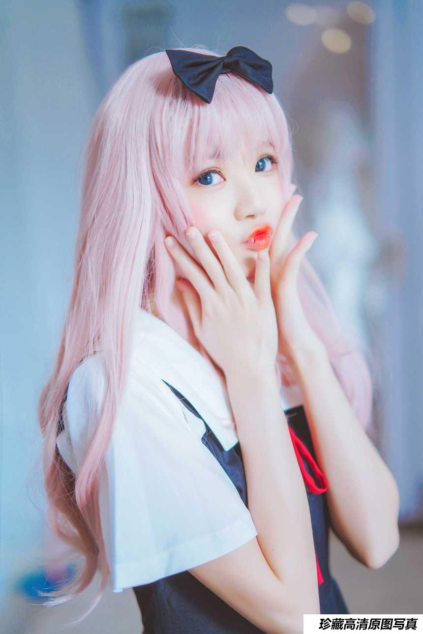 [Cosplay]桜桃喵 – 藤原千花[高清压缩版本][48P]