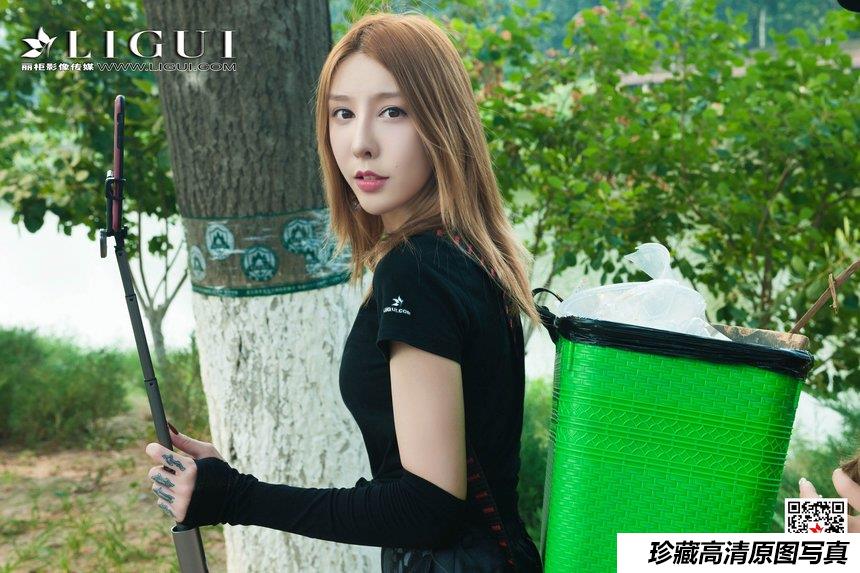 [Ligui丽柜]2019.07.24  网络丽人Model 环保天使  [70+1P]