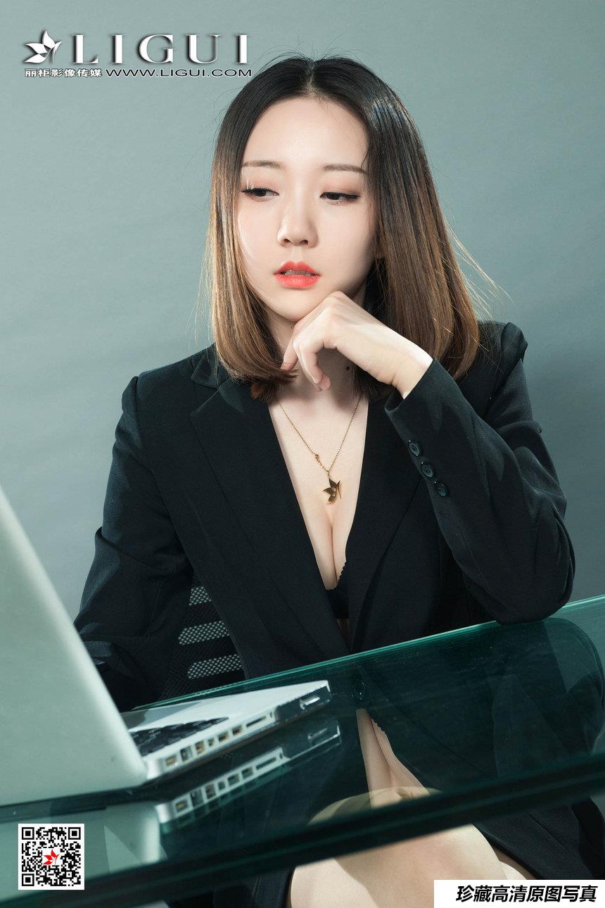 [Ligui丽柜]2019.08.05 网络丽人 Model 小米《职场新秀》[60+1P]-绅士图