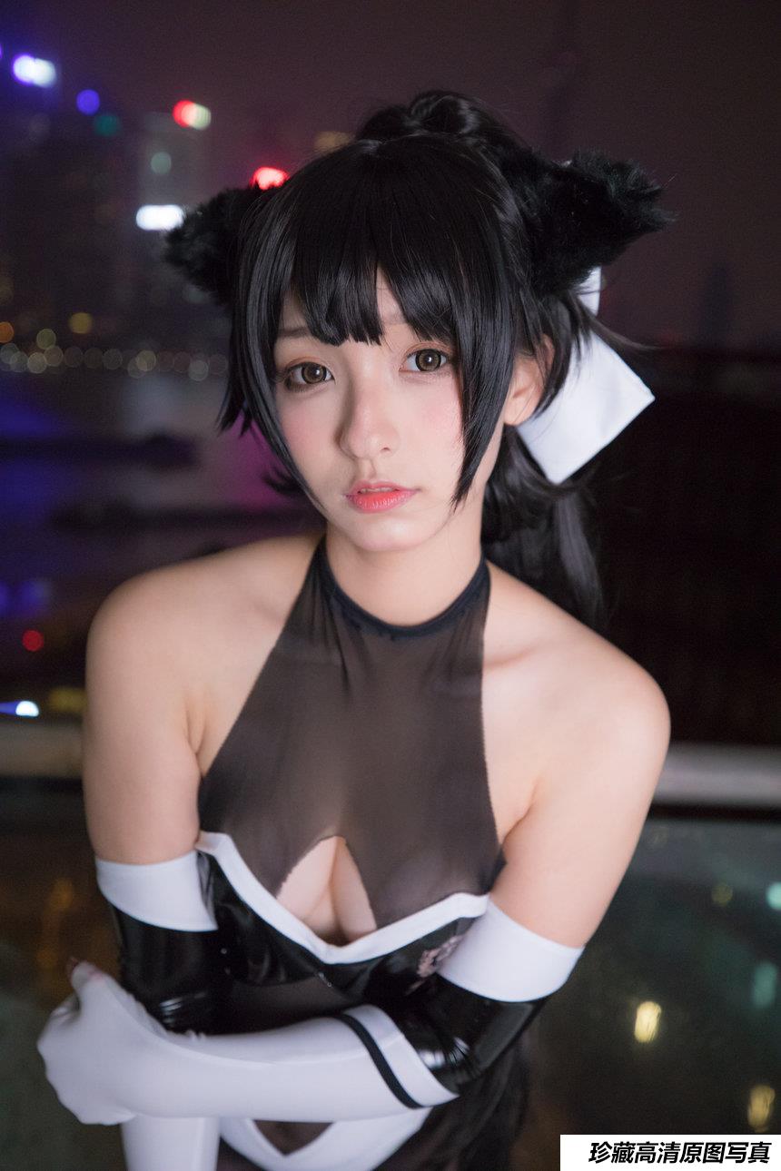 [Cosplay]萝莉神楽板真冬 – TAKAO-TIGHTS VER (黑丝) [150P]