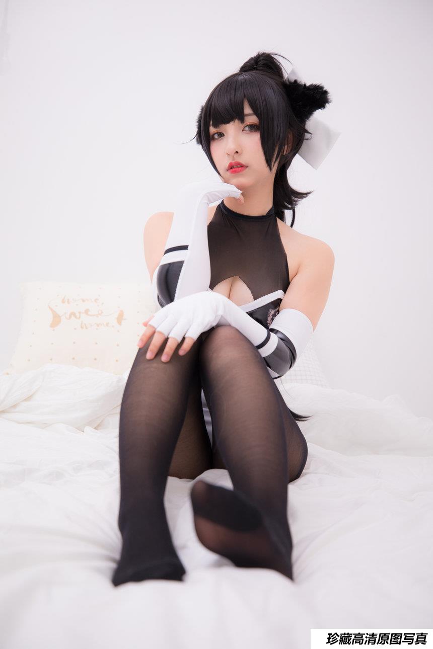 [Cosplay]萝莉神楽板真冬 – TAKAO-TIGHTS VER (黑丝) [150P]