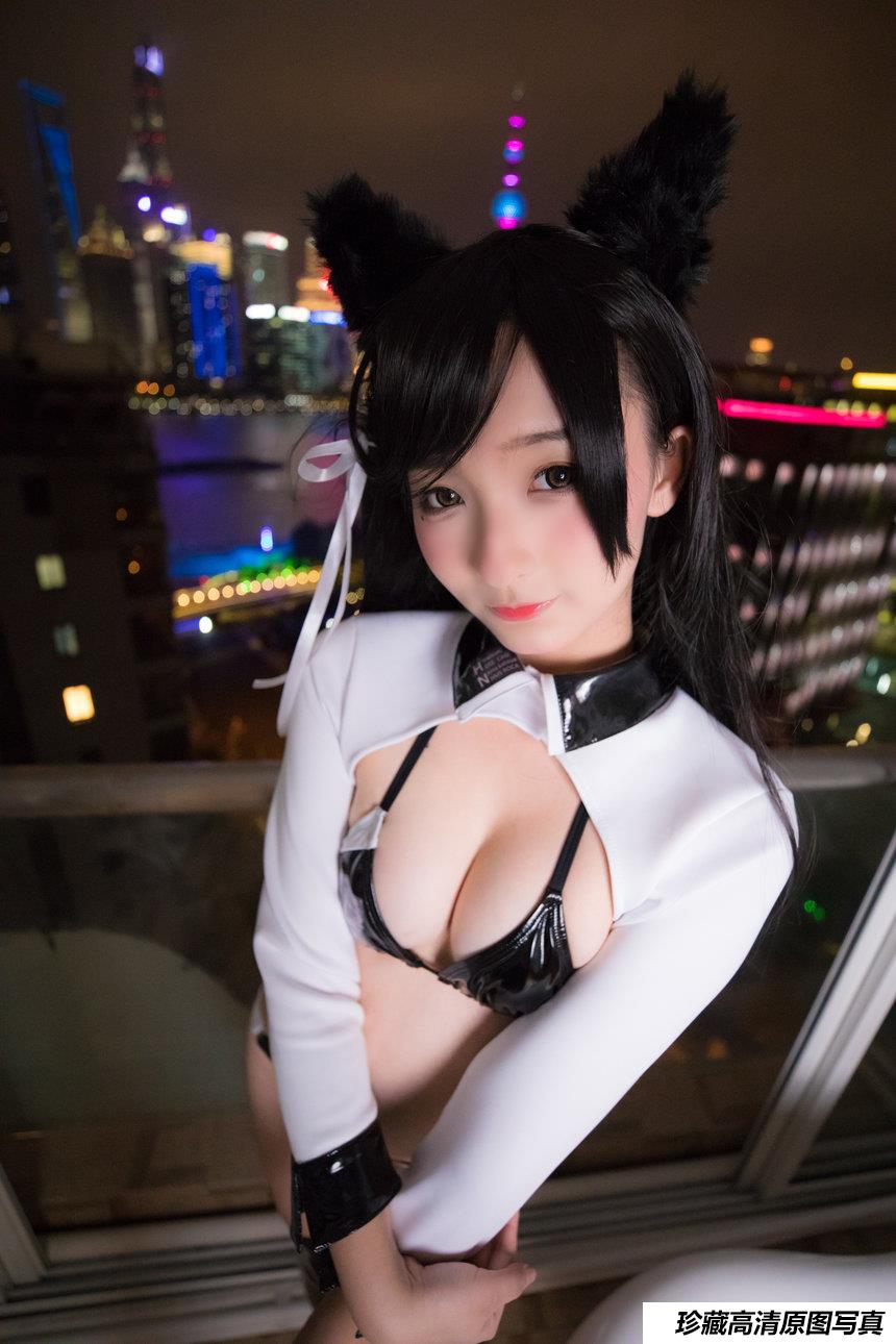 [Cosplay]萝莉神楽板真冬 – ATAGO-LATEX VER (胶袜) [150P]