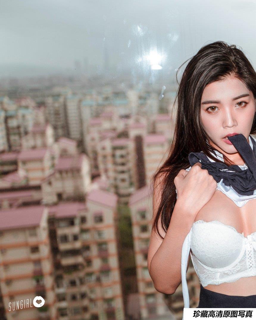 [SUNGIRL阳光宝贝] NO.040 气质甜心制服诱惑！莎莎Lisa 预览版 [27+1P/49M]