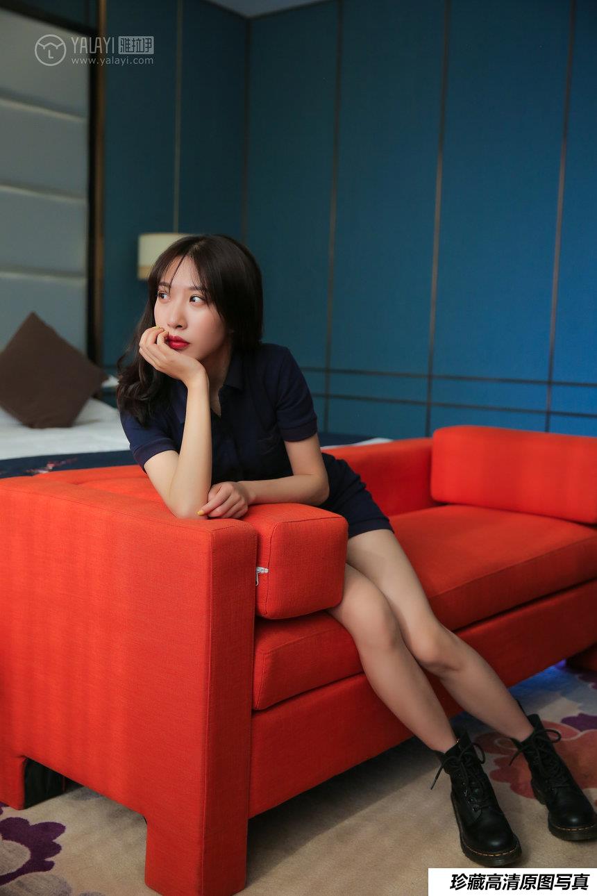 [YALAYI雅拉伊] 2019.06.14 Y308 蓝心  蓝色房子 [40+1P]