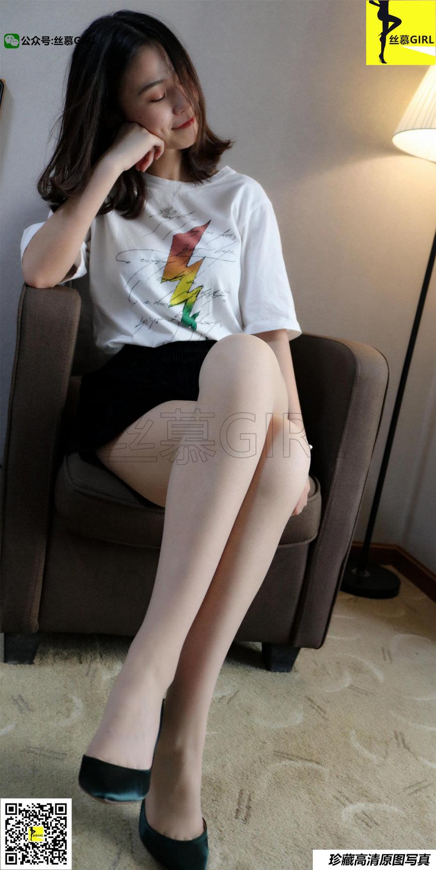 丝慕写真 第014期 模特：四月《黑天鹅与白天鹅》[88P132M]