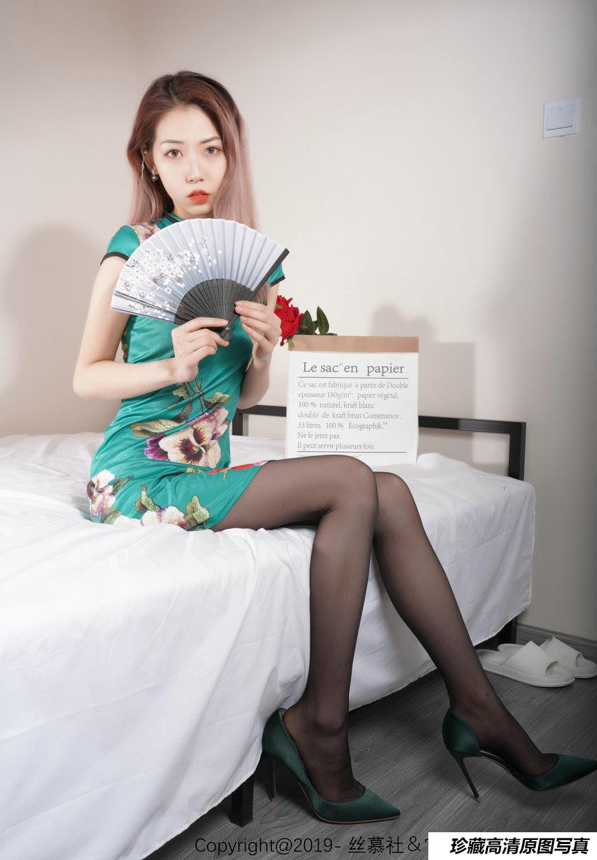 丝慕写真 旗袍肉丝[75]