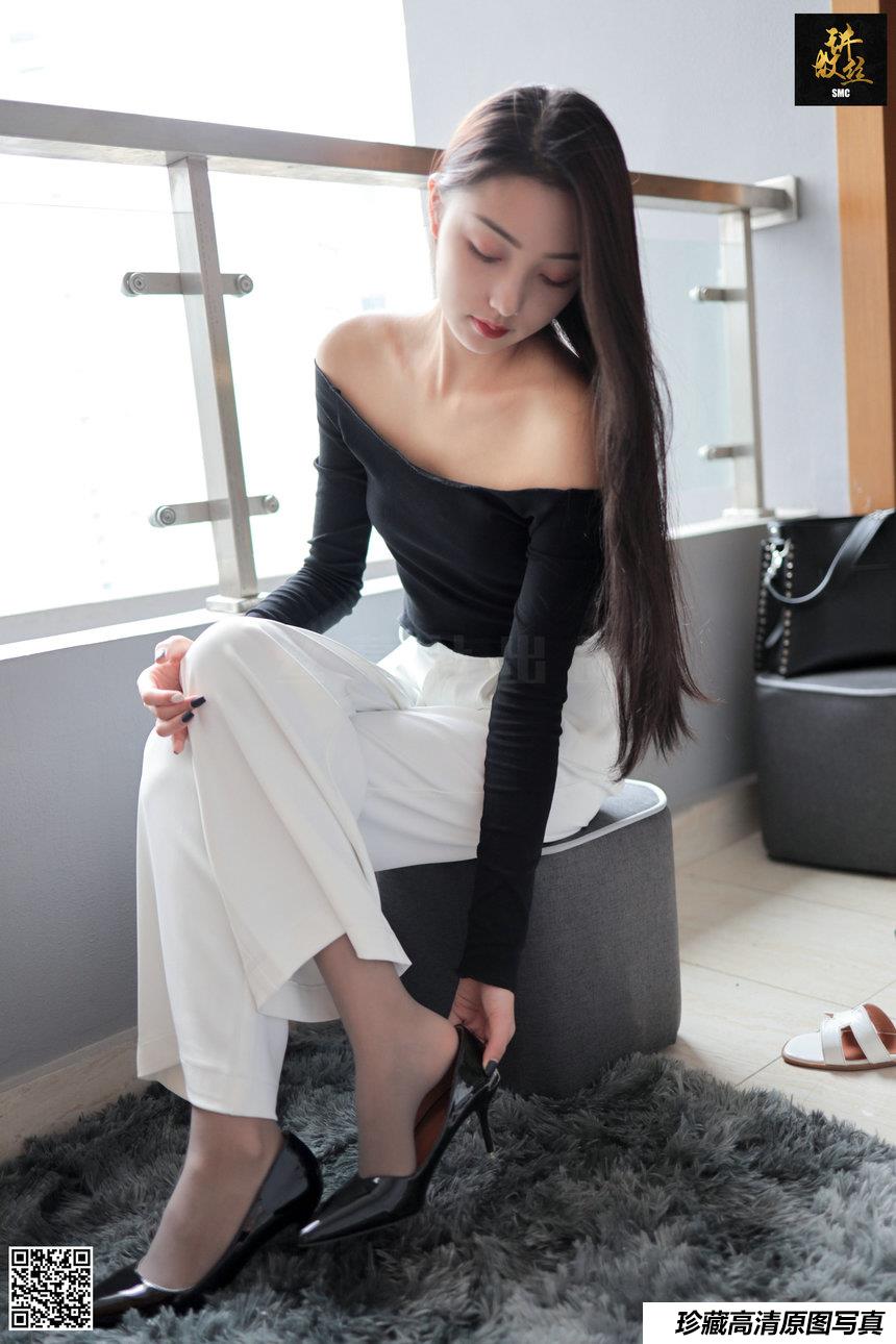 丝慕写真 特写集04 诗晴 - 天鹅绒裤里丝 [75P]