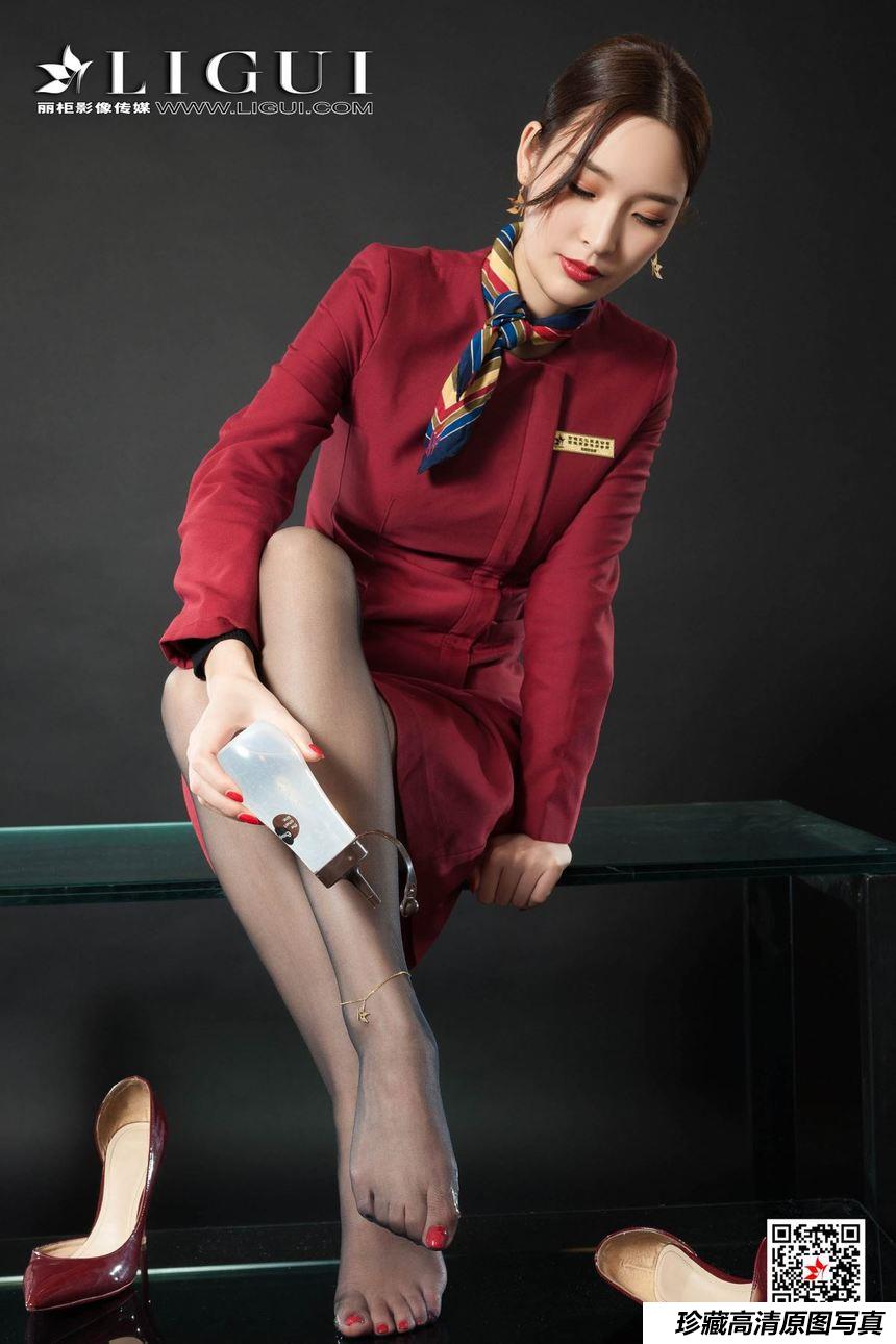 [Ligui丽柜]2019.10.09 雪糕 丝柔护理之南航空姐[101P]