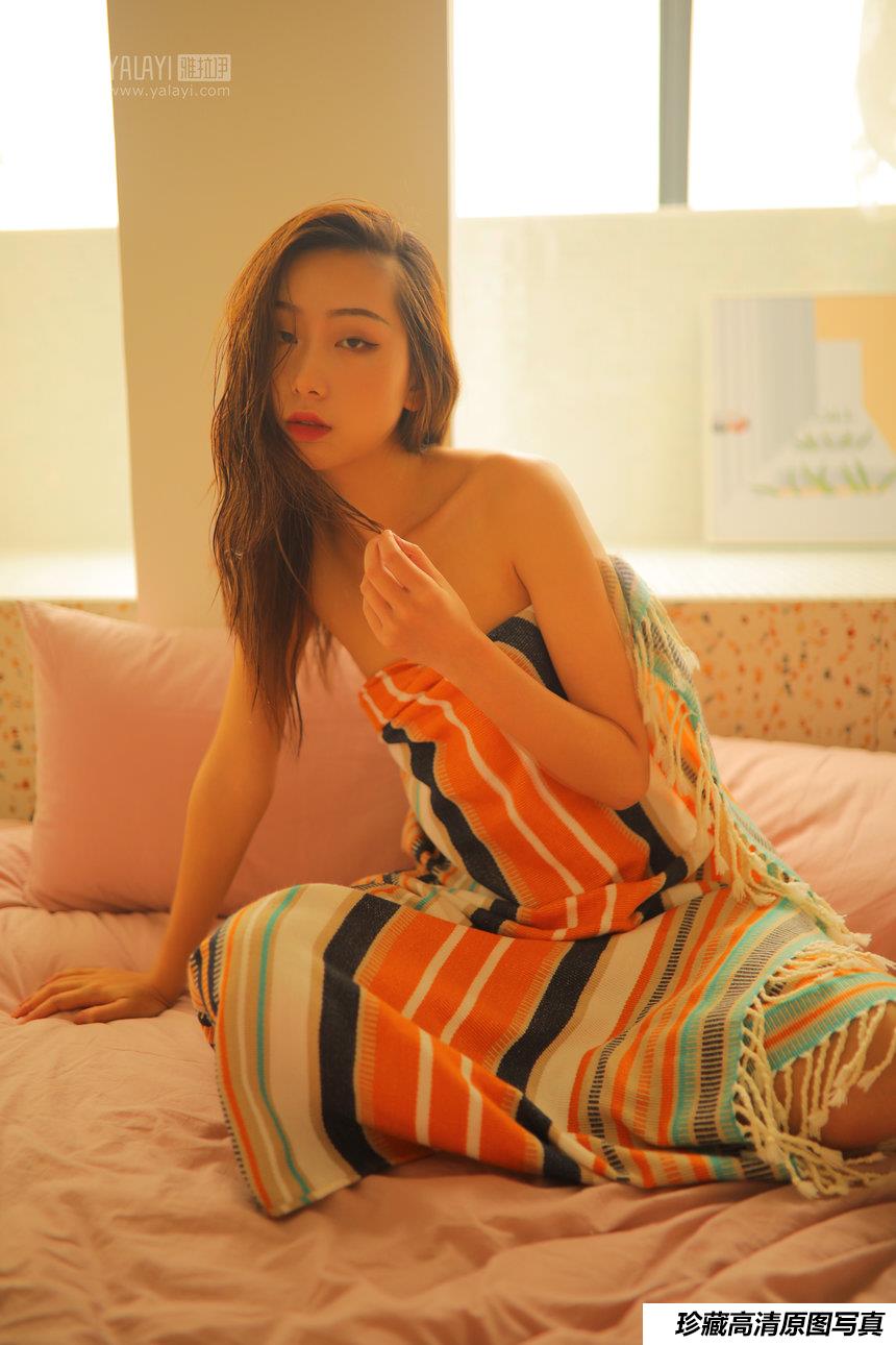 [YALAYI雅拉伊] 2019.07.21 Y345 晓琪  慵懒双人床 [39+1P]