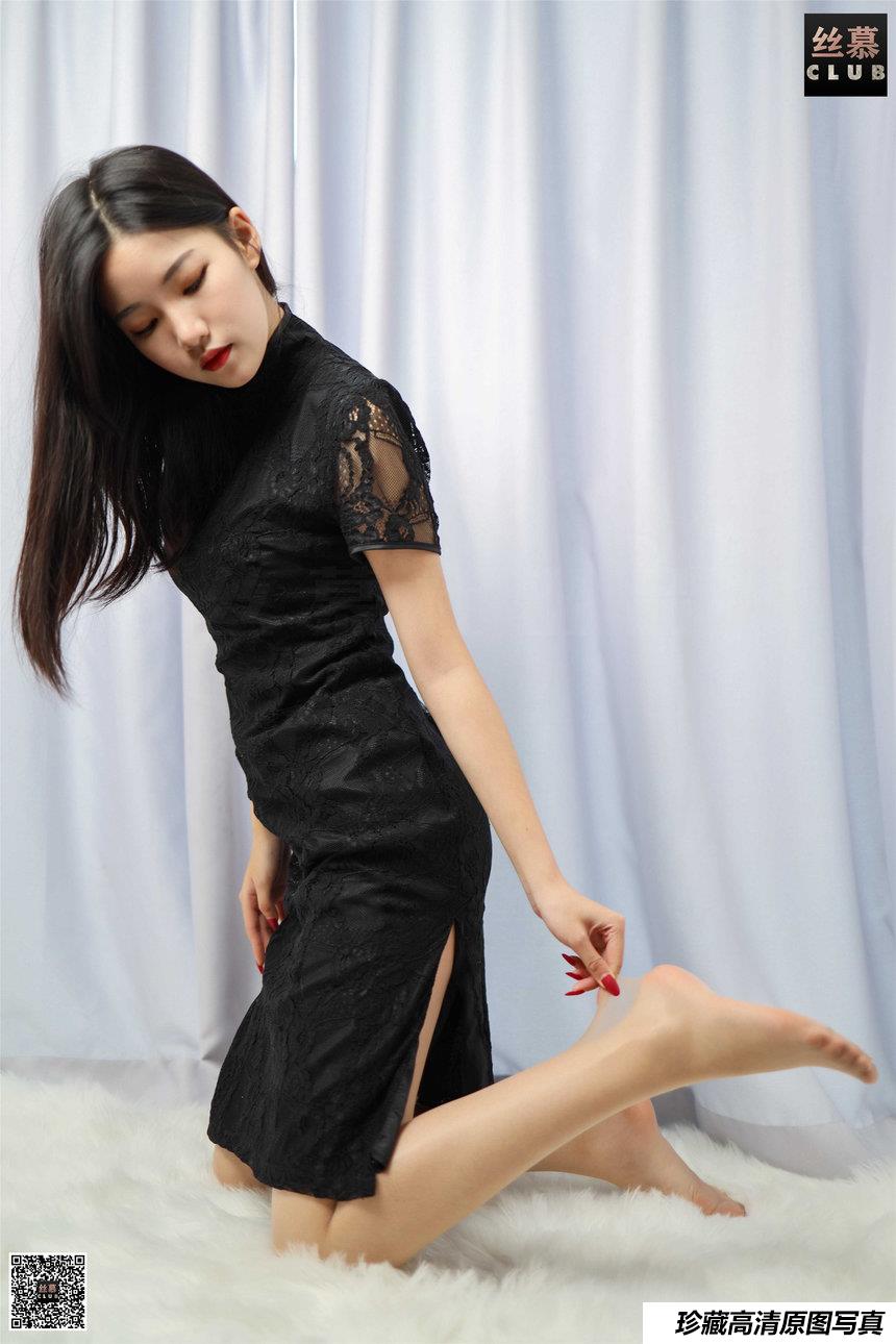 丝慕写真 SM113 文欣的蕾丝旗袍