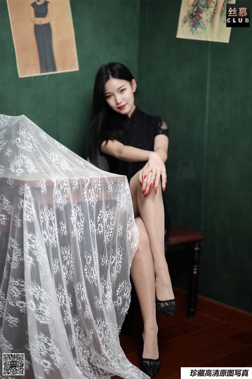 丝慕写真 SM113 文欣的蕾丝旗袍