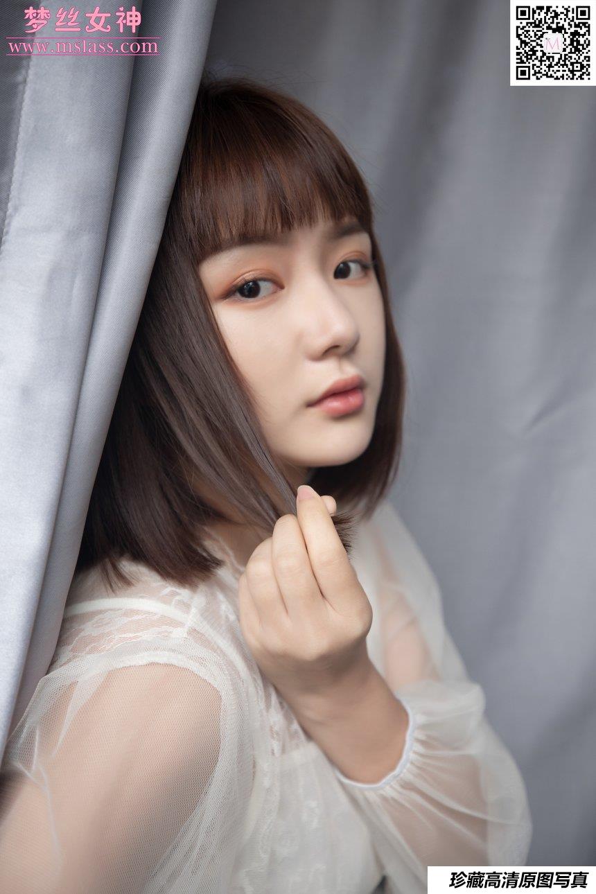 [MSLASS梦丝女神] 2019.11.23 NO.069 《莎莎 透明白纱裙》[65+1P598M]-绅士图