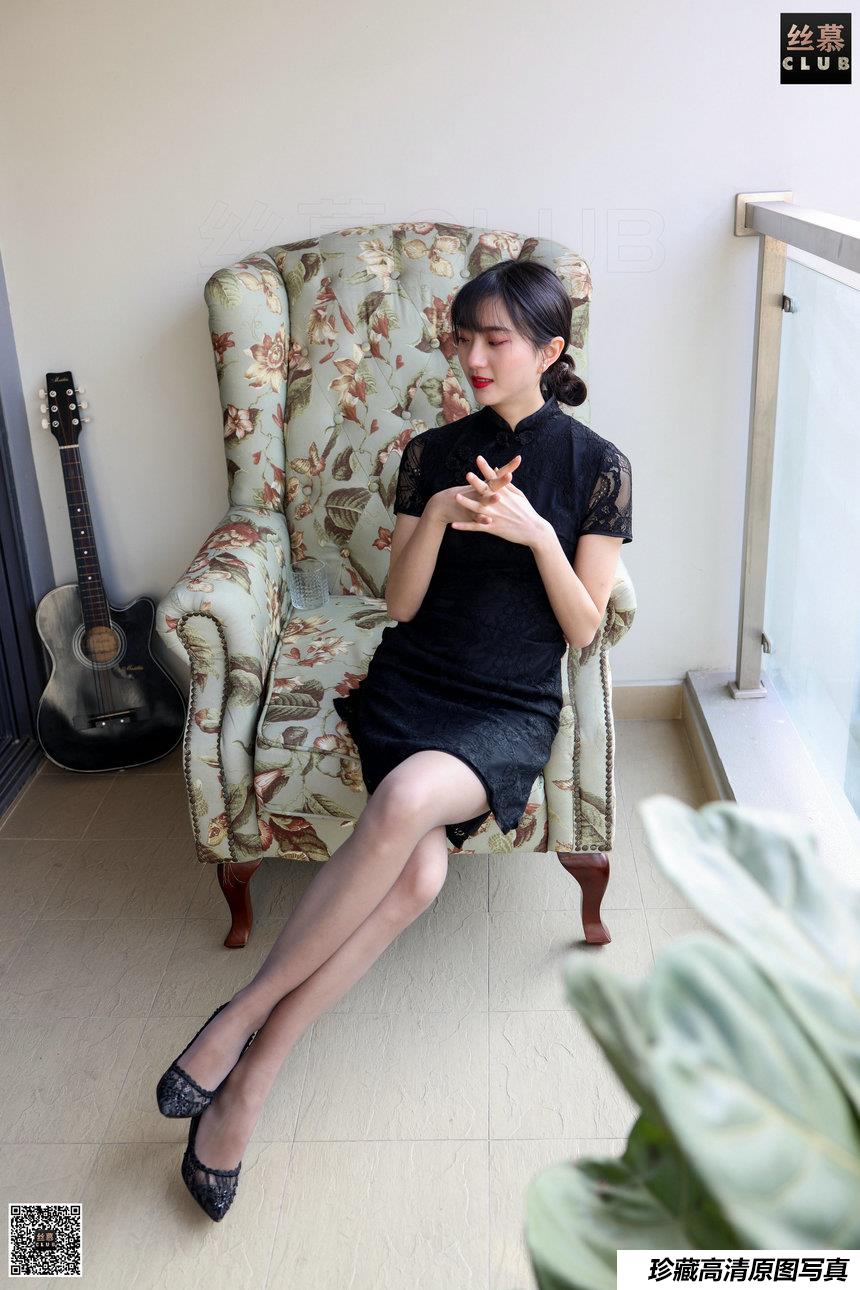 丝慕写真 SM156 佳佳  - 灰蕾丝的初恋