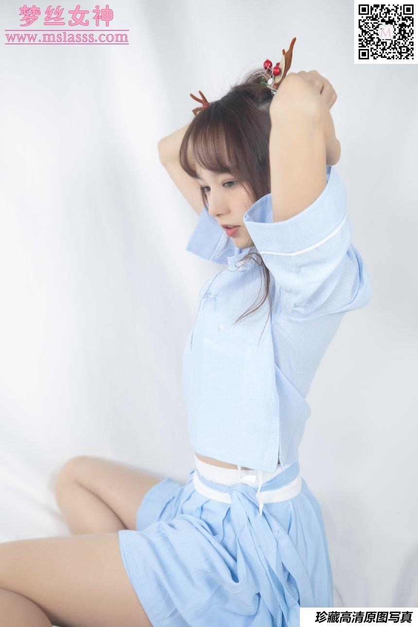 [MSLASS梦丝女神] 2020.01.01 NO.081 《玥玥 蓝色仙女古装》[72+1P501M]