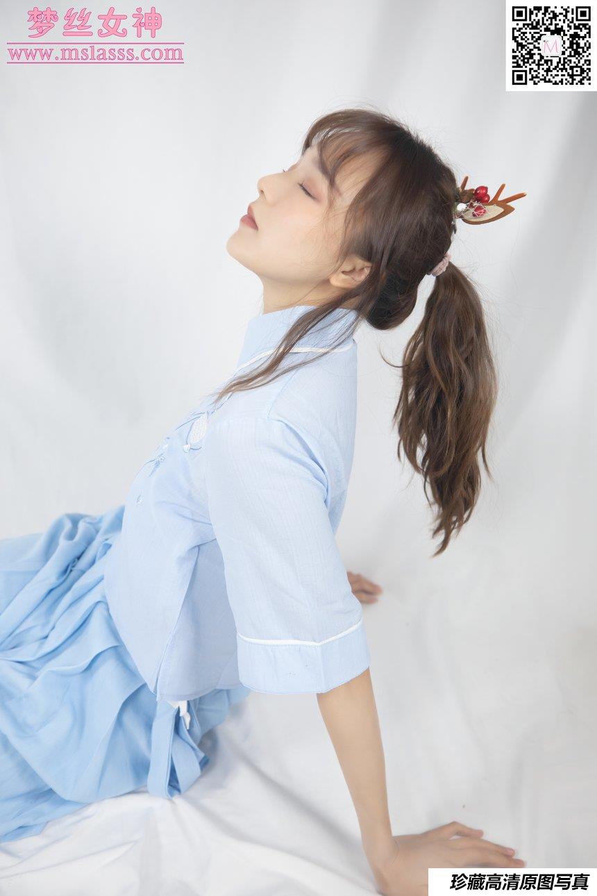 [MSLASS梦丝女神] 2020.01.01 NO.081 《玥玥 蓝色仙女古装》[72+1P501M]