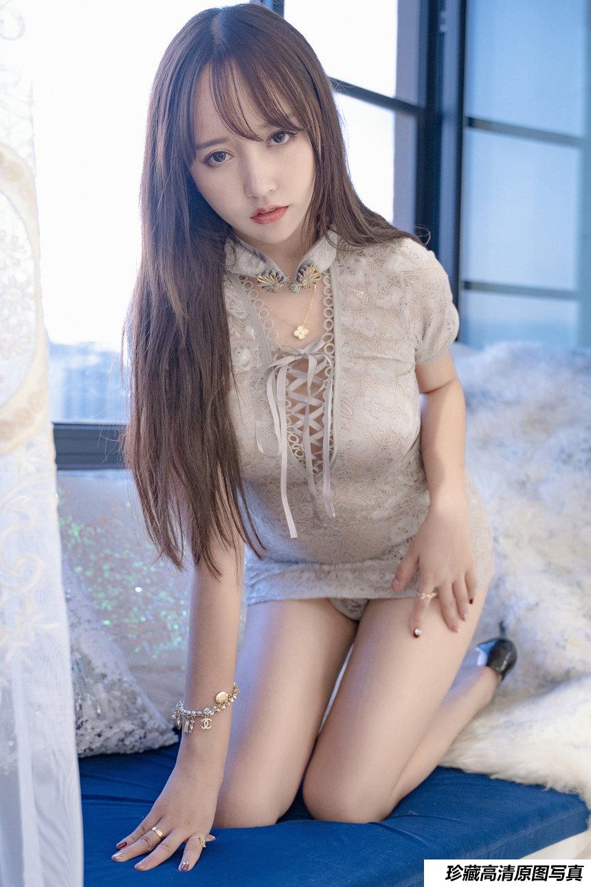 过期米线线喵 - 灰色旗袍[29P]