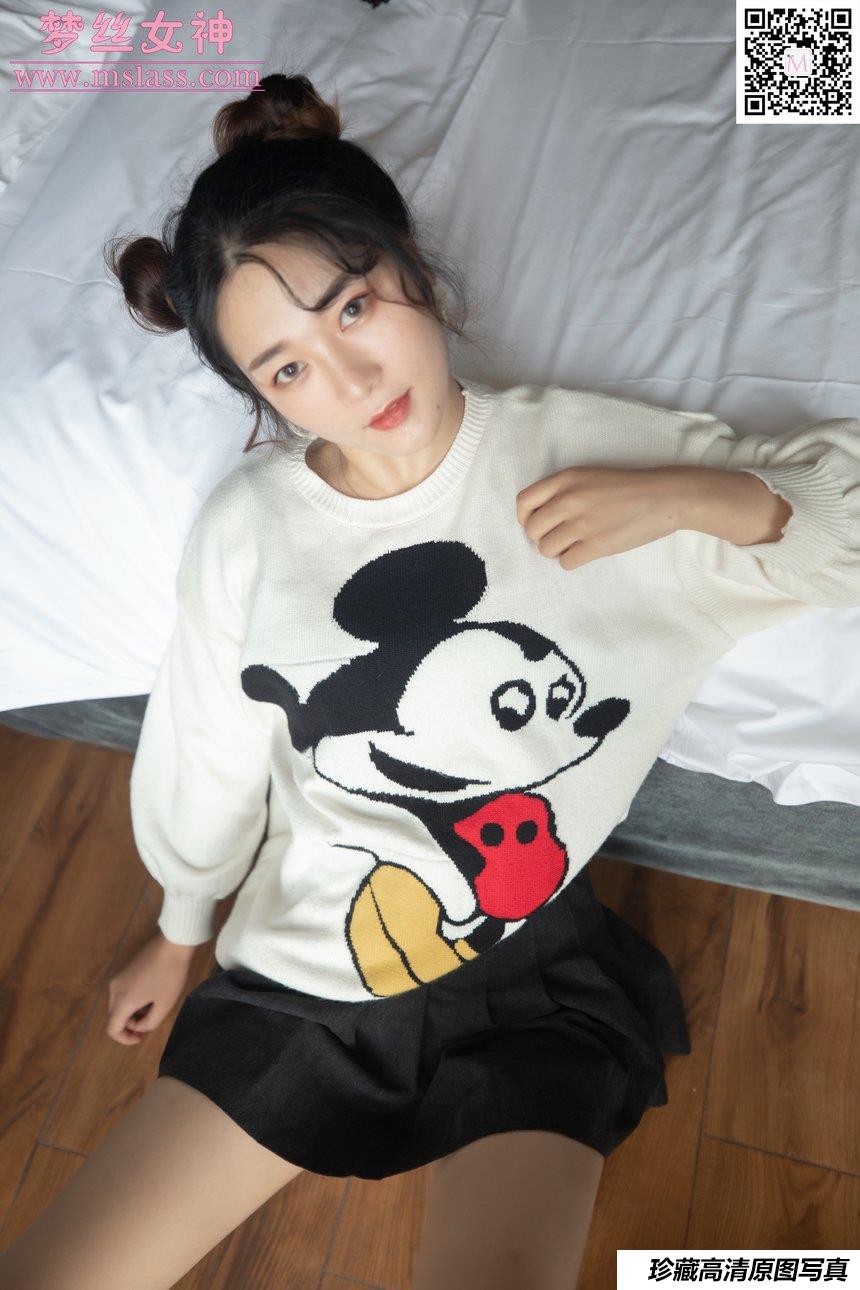 [MSLASS]梦丝女神 - 雨晨 白卫衣下的美 [64P-461MB]