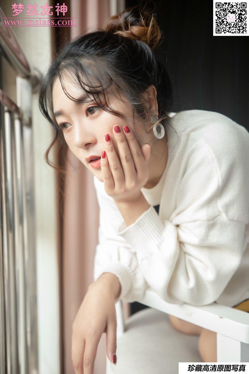 [MSLASS]梦丝女神 - 雨晨 白卫衣下的美 [64P-461MB]