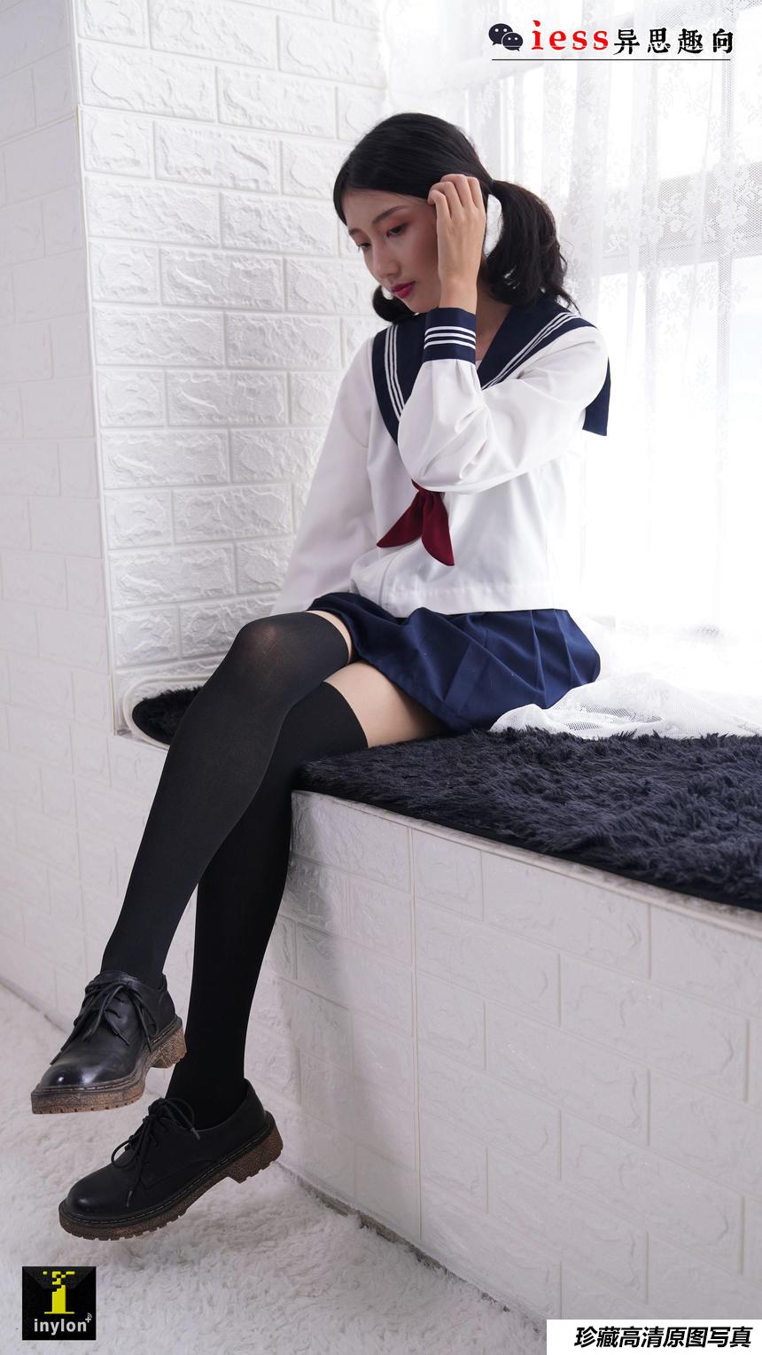 [IESS异思趣向] 普惠集133 – 模特：森爷《假双短JK袜》