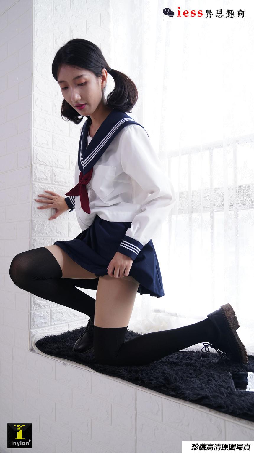 [IESS异思趣向] 普惠集133 – 模特：森爷《假双短JK袜》